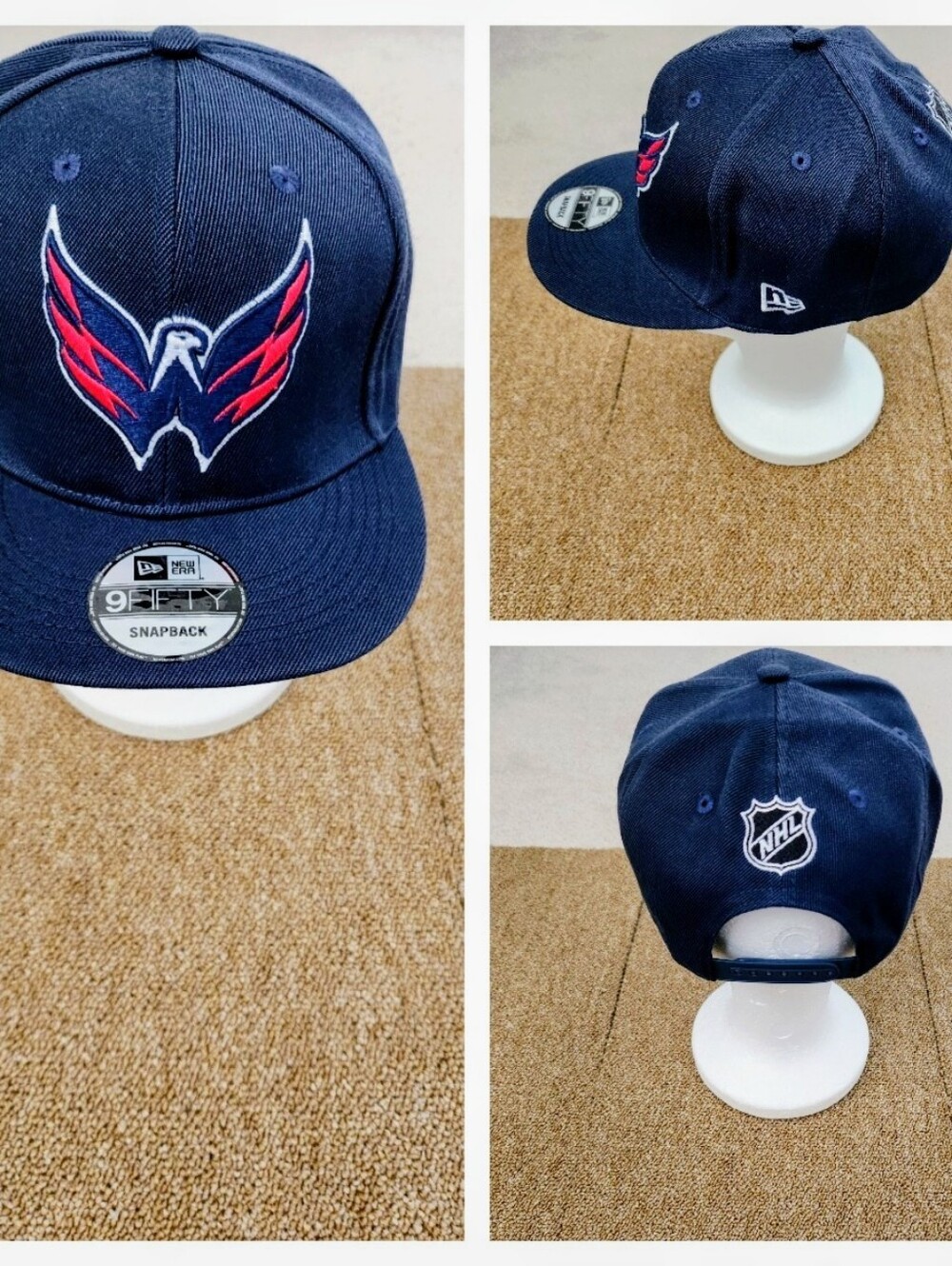 WASHINGTON CAPITALS NHL HOCKEY SNAPBACK HAT.